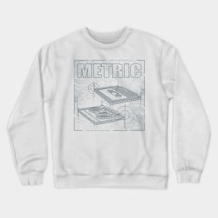 Metric - Technical Drawing Crewneck Sweatshirt